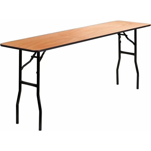 Wood Fold Training Table, Black – Skonyon