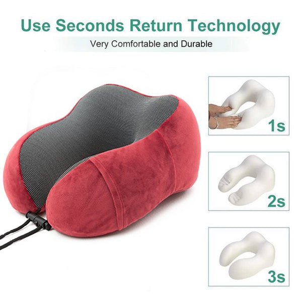 Travel Neck Cushion Durable U-shaped Slow Rebound Soft Cervical