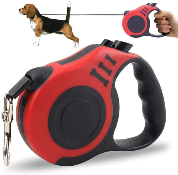 Wall mounted shop retractable dog leash