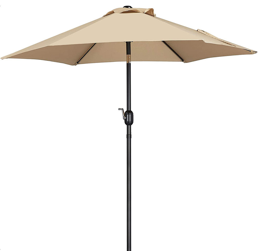 9 Ft. Market Outdoor Patio Umbrella With Push Button Tilt And Crank In ...