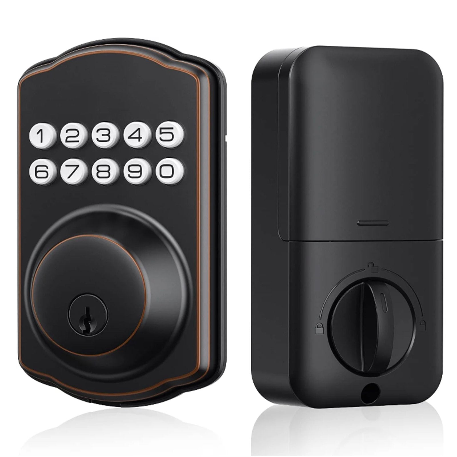 SKONYON Keypad Electronic Deadbolt Door Lock, Keyless Entry Door Lock –  Skonyon