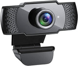 SUGIFT Webcam with Microphone, Webcam 1080P HD USB Computer Webcam Plug and Play
